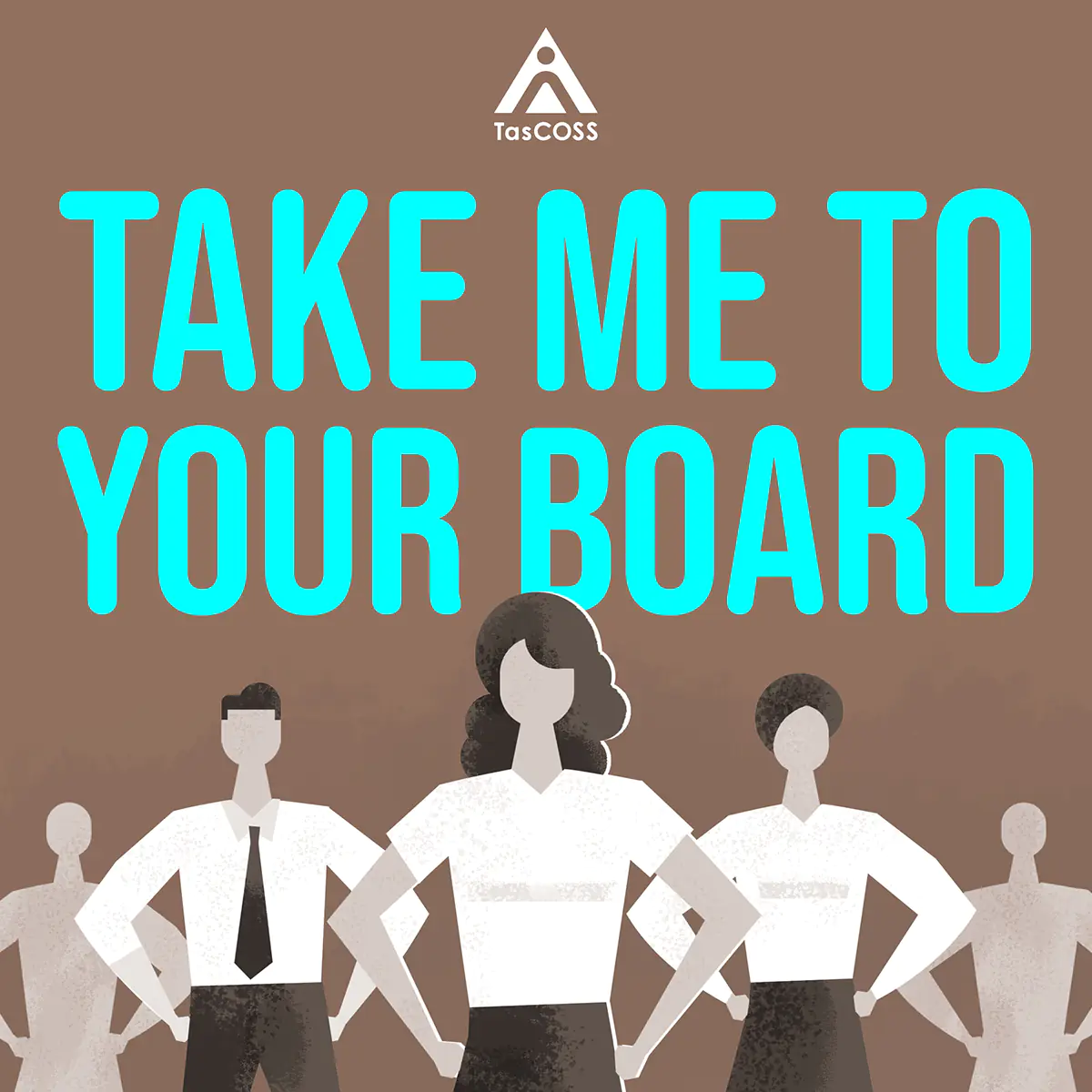 TasCOSS: Take Me To Your Board podcast cover art.